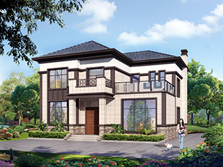 中式別墅，適合農(nóng)村自建，美觀大氣還實(shí)用，就是這么奢華大氣