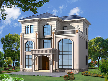 簡而不凡，三層舒居，輕浪漫歐風(fēng)別墅自建房設(shè)計圖