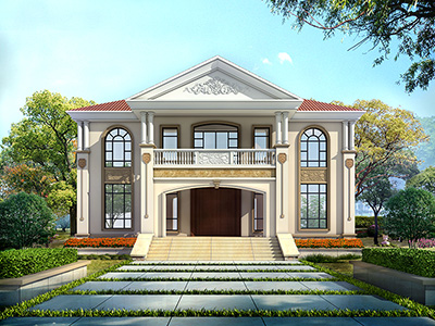 時尚前衛(wèi)二層簡歐別墅，鄉(xiāng)村建房新姿勢！