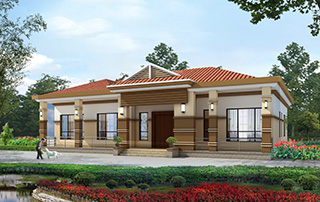 一層歐式鄉(xiāng)墅，簡單房子，不簡單的生活。