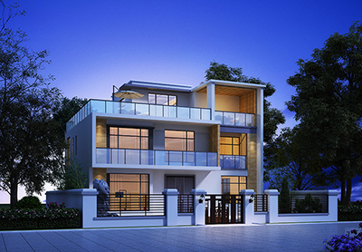 農(nóng)村二層小別墅設(shè)計(jì)圖，簡(jiǎn)約風(fēng)格，現(xiàn)代人的最愛