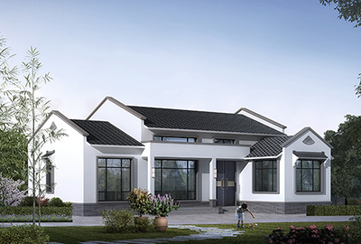 農(nóng)村一層小別墅，簡(jiǎn)約不失奢華，造價(jià)便宜！