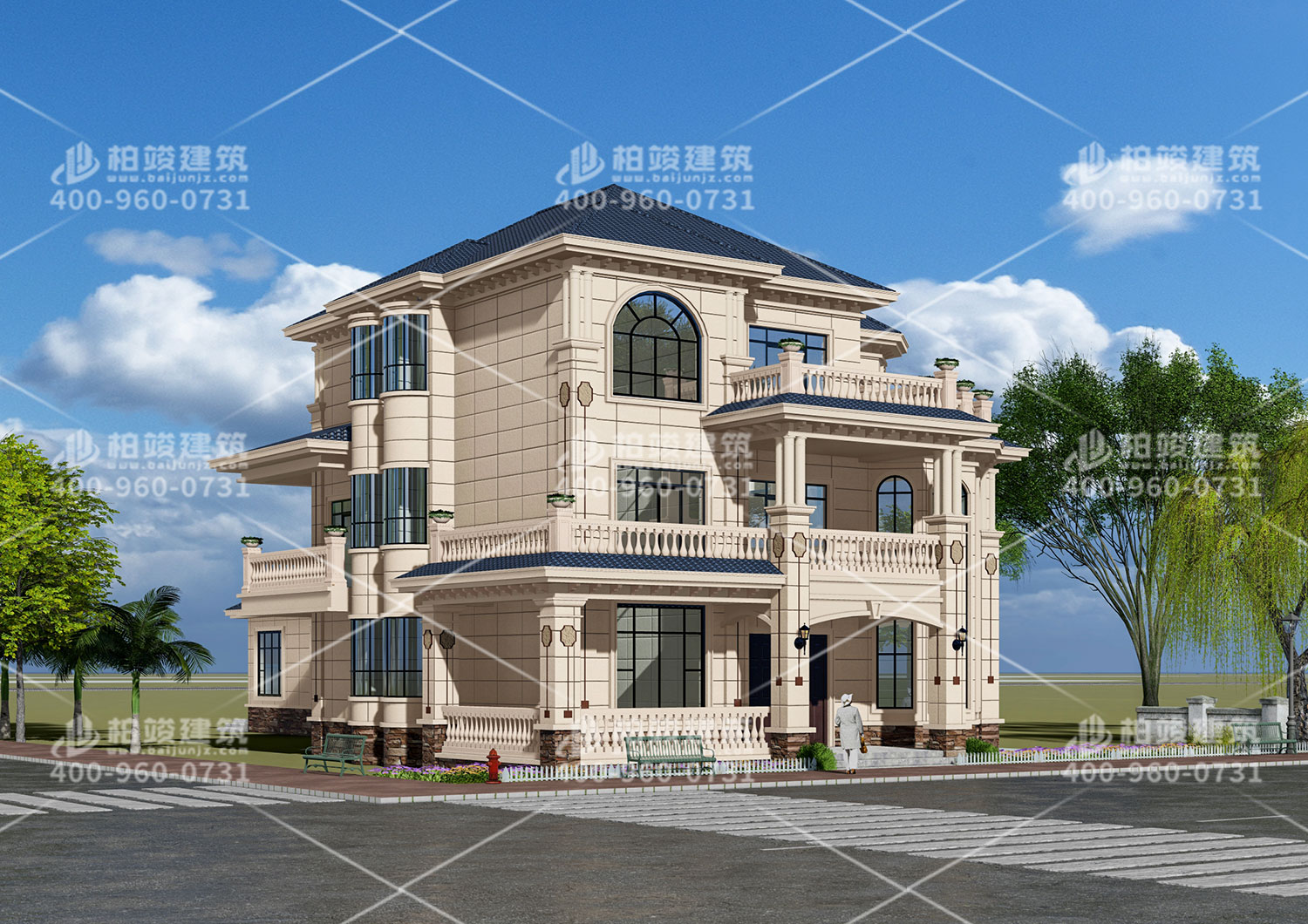 桐鄉(xiāng)張總定制大別墅，十里八鄉(xiāng)都傳開了，倍有面！