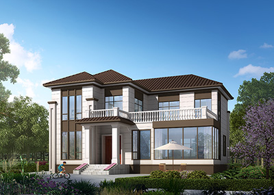 農(nóng)村二層大別墅，歐式風(fēng)格，簡(jiǎn)約大氣上檔次！