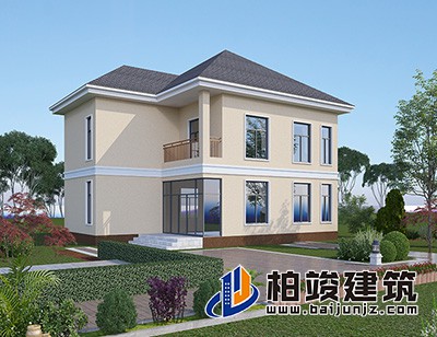 這是一種非常適合農(nóng)村自建的別墅設(shè)計，造價便宜，經(jīng)濟實惠。