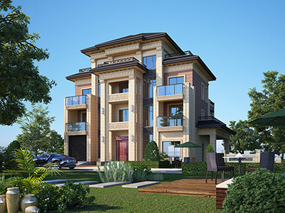 中式建筑在別墅設計中的應用