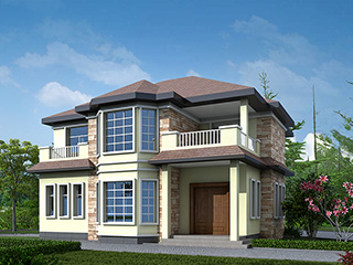 農(nóng)村二層別墅設(shè)計(jì)，應(yīng)盡量使用混凝土磚