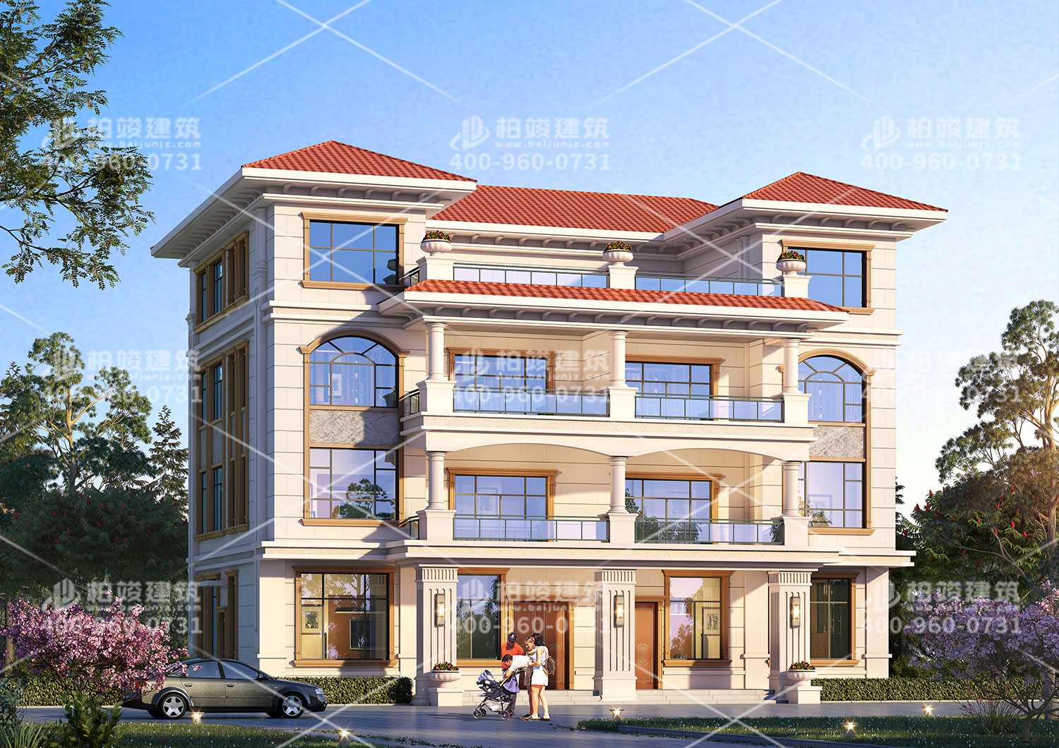 農(nóng)村自建房設計圖，貴州張總定制四層大別墅。