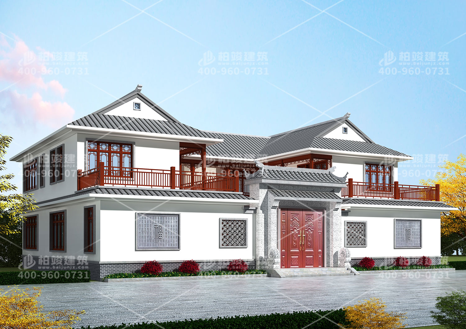 安鄉(xiāng)梅總定制四合院別墅設(shè)計(jì)圖。