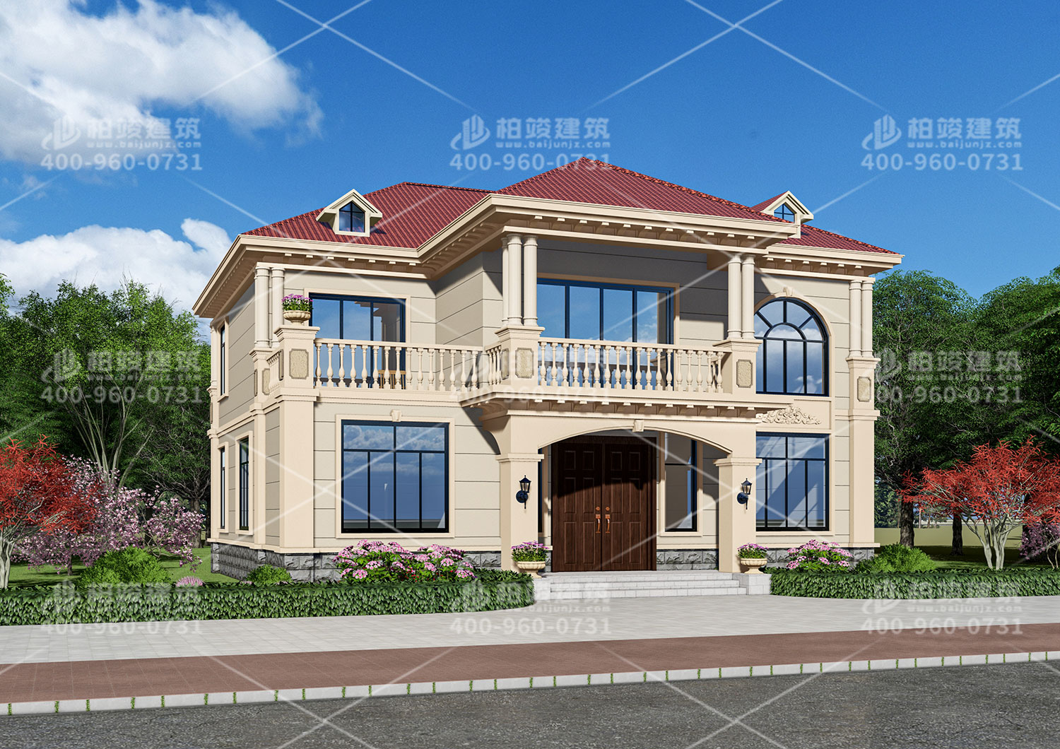 三層別墅設(shè)計(jì)圖紙及效果圖大全，千金不換的房子。