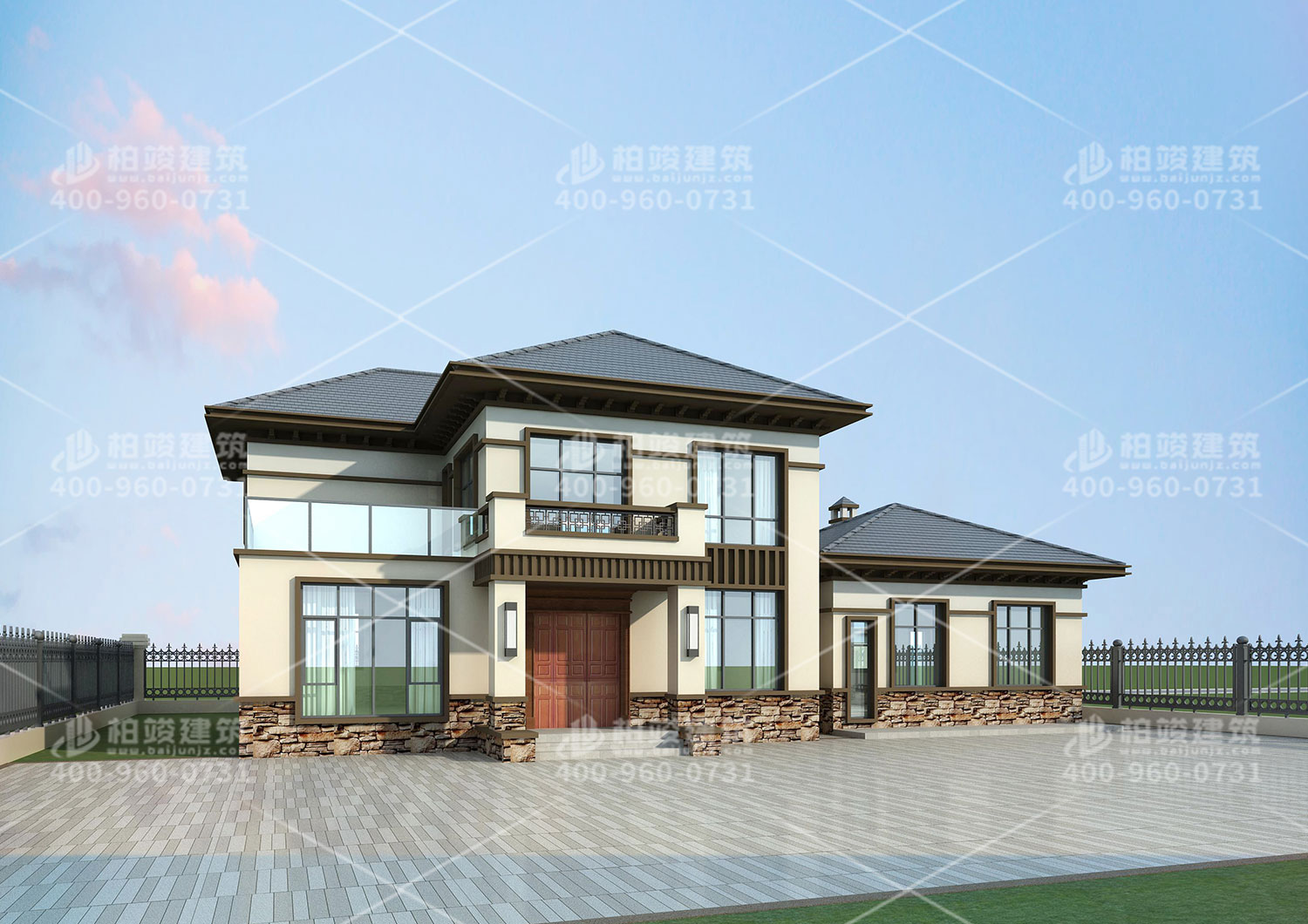 現(xiàn)代風格別墅設計圖，年輕人的最愛。