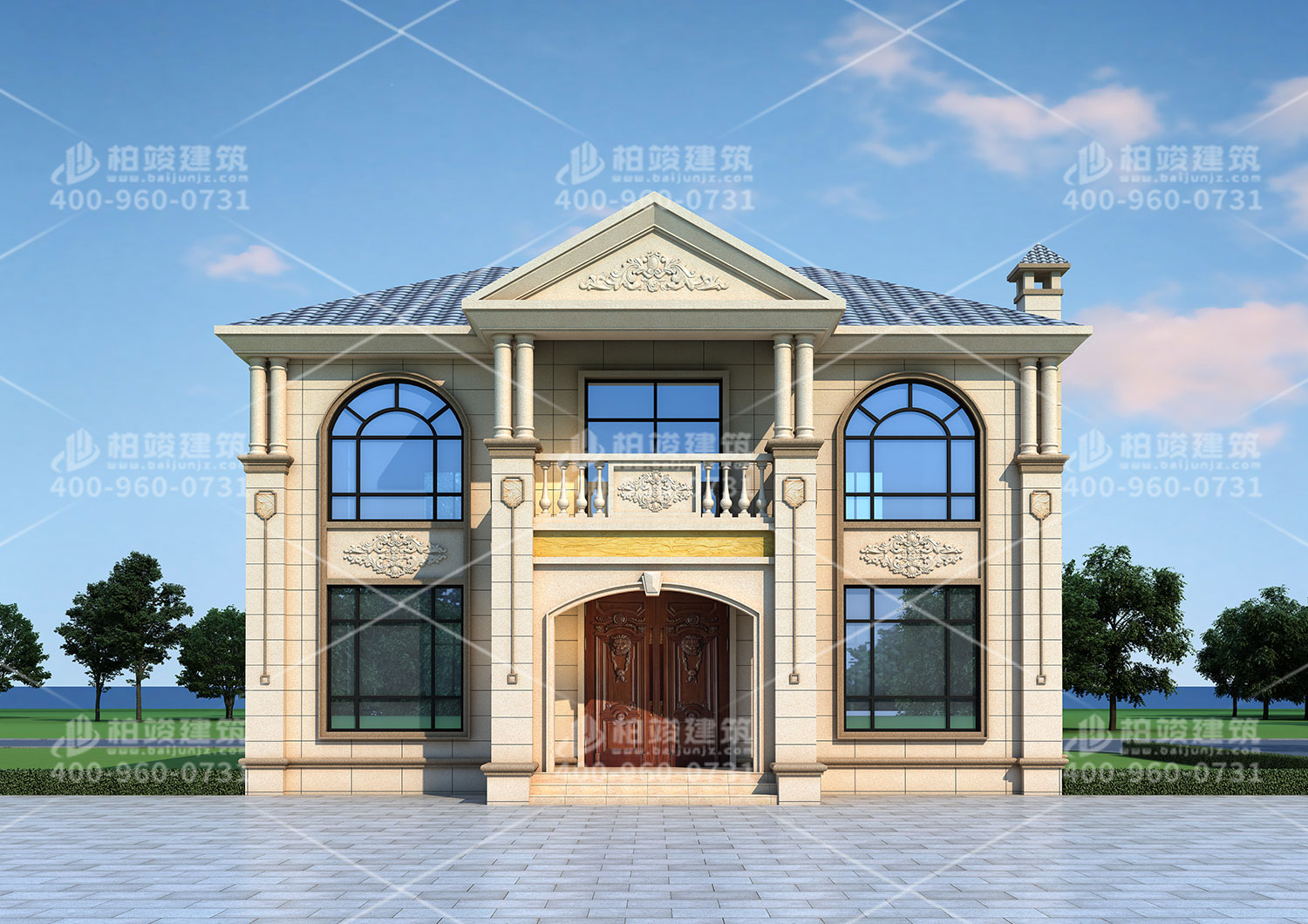 二層小別墅建筑設(shè)計圖，全套經(jīng)典圖紙。