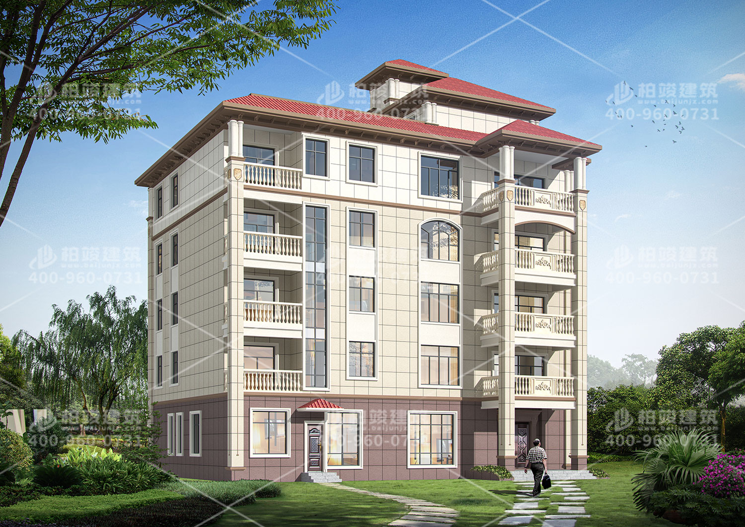 新形農(nóng)村住宅設(shè)計(jì)圖，比村長(zhǎng)家的別墅還好。