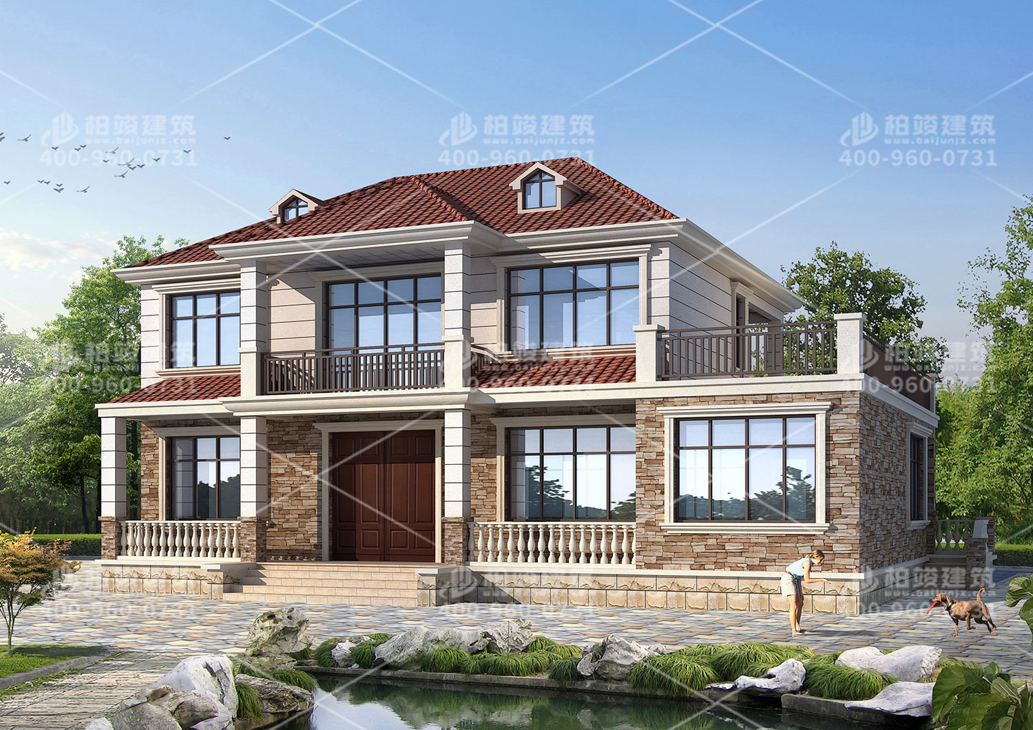 小戶型二層自建房設(shè)計(jì)圖，滿滿的設(shè)計(jì)感。