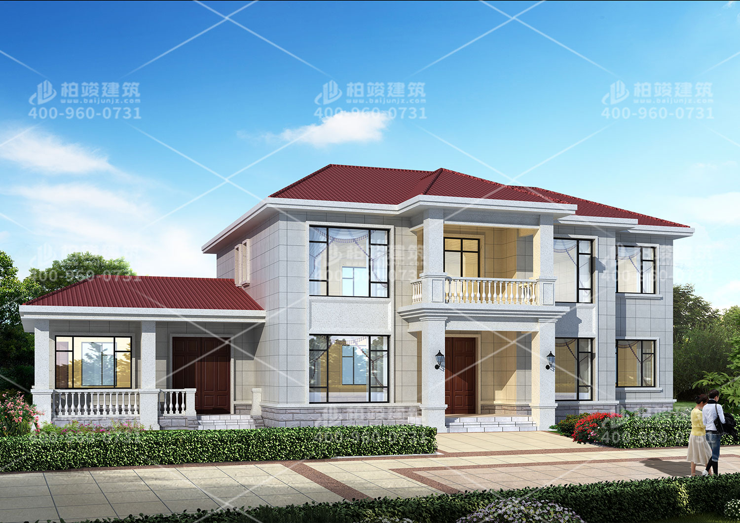 歐式風格自建房設計，農(nóng)村建房也是一種浪漫。