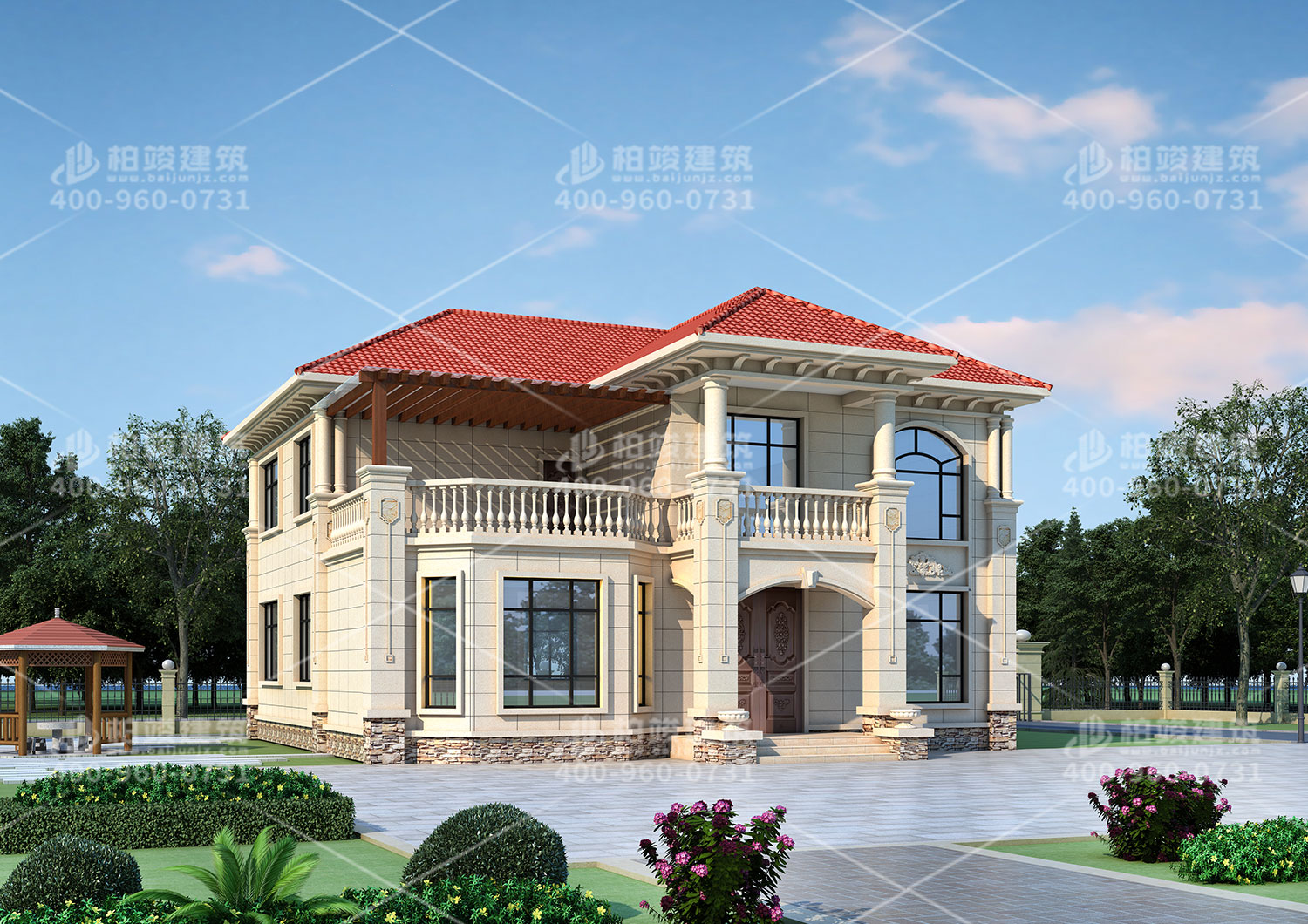 自建小別墅設計，恬靜悠閑的生活居所。