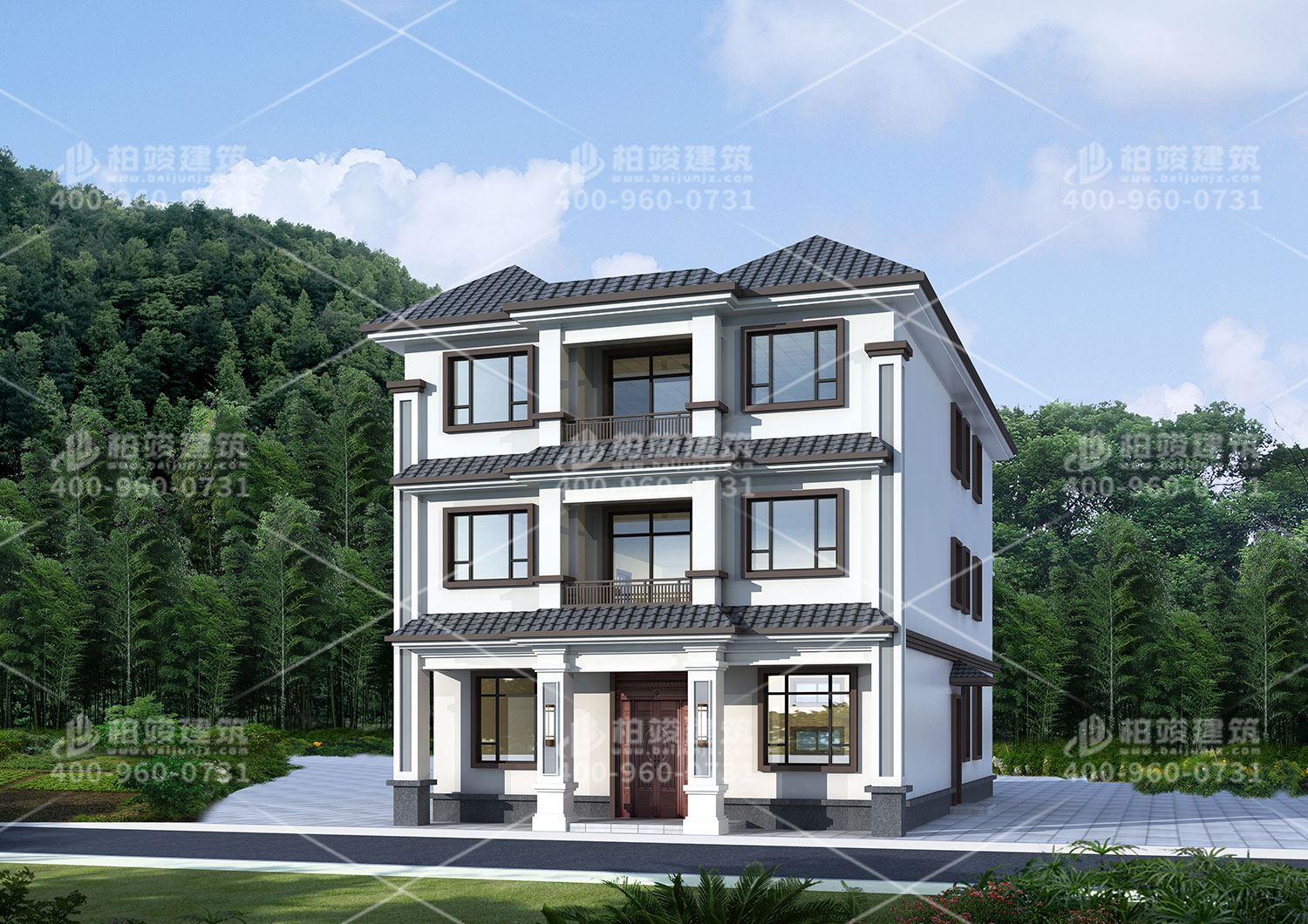 農(nóng)村自建小別墅設計，帶小賣部建筑完成就賺到了。