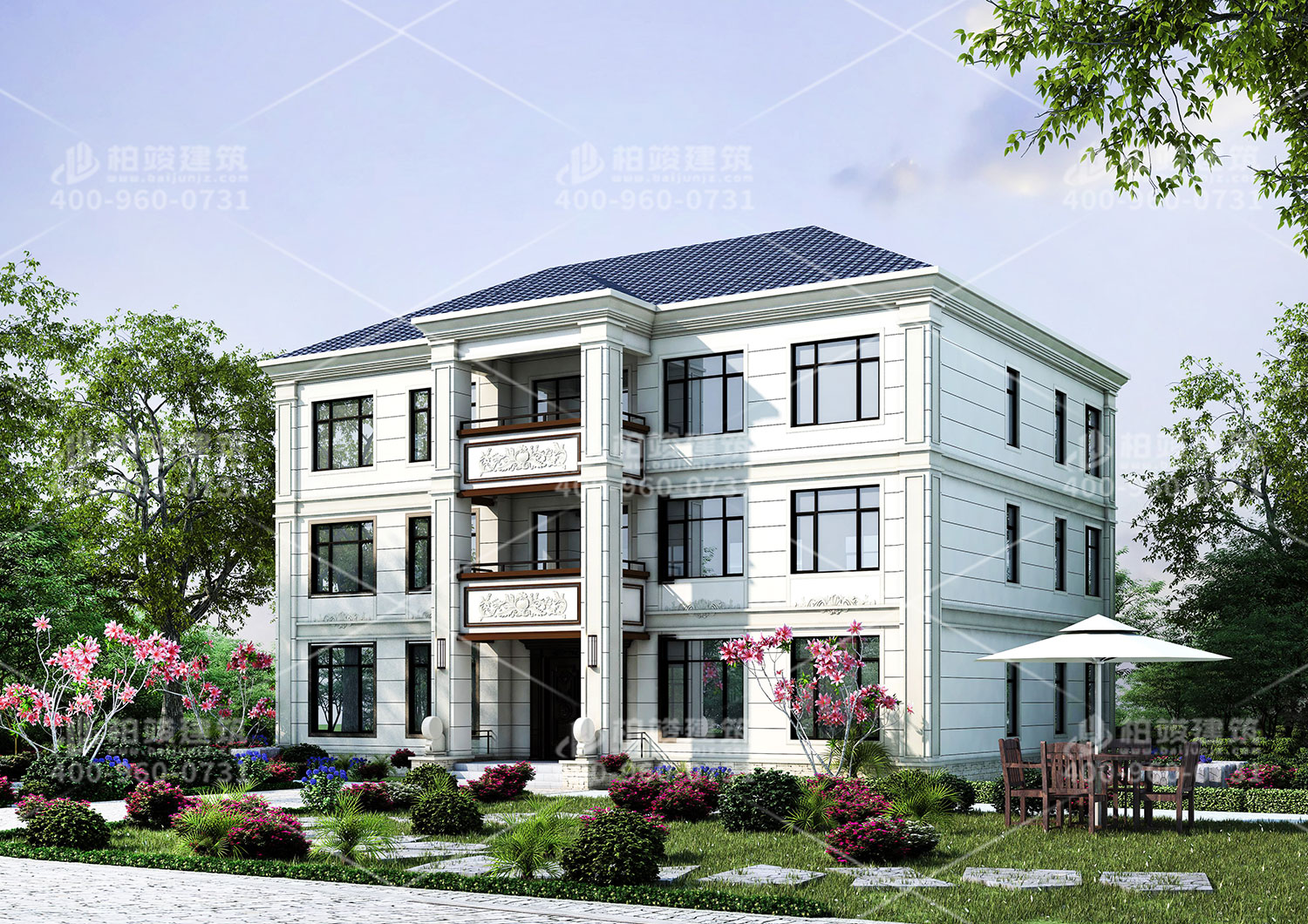 三層別墅設計圖，讓你的建房變的簡單而舒適。