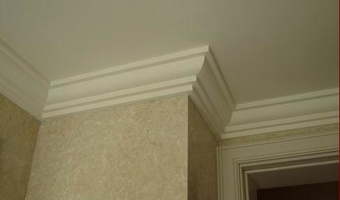 自建房的石膏線很漂亮。石膏線的功能。