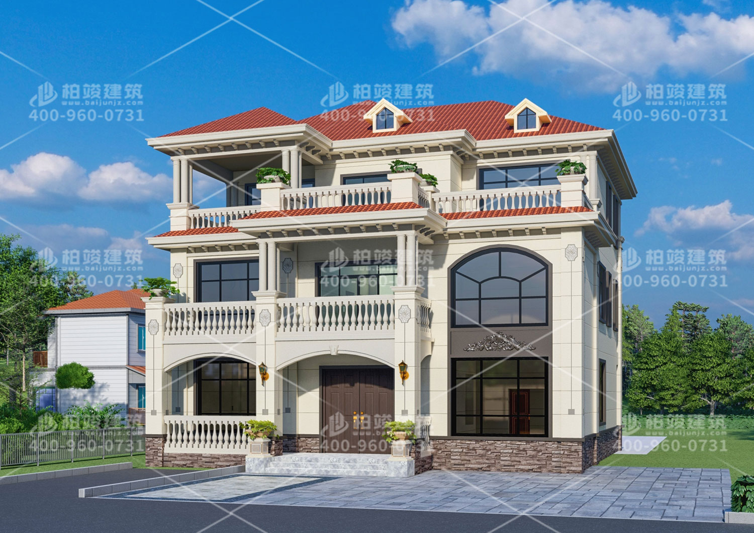 新華陳總定制三層歐式風(fēng)格大別墅！