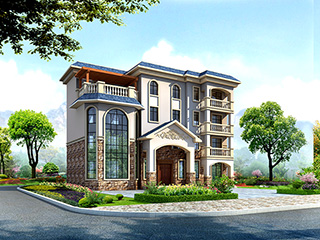 豪華歐式四層大型別墅設(shè)計(jì)圖紙，高端大氣上檔次！