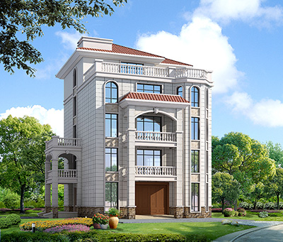 五層簡單新農(nóng)村房屋設(shè)計圖紙，造價低，適合農(nóng)村自建