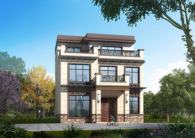 農(nóng)村三層120平米房屋設(shè)計(jì)圖及效果圖，造價(jià)20萬(wàn)