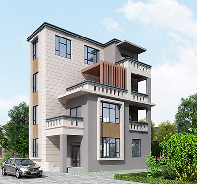 新中式四層別墅設(shè)計(jì)圖紙，最美的新中式別墅