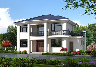 農(nóng)村中式二層樓房設(shè)計圖 造價35萬